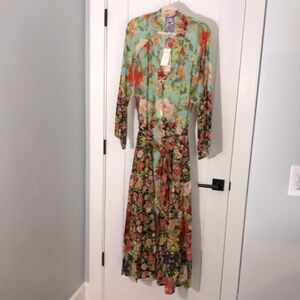NWT Johnny Was Burke Kimono Dress Size 2X